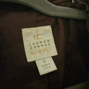 Lauren Conrad maroon jacket Sz 16